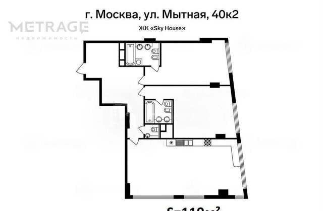 метро Шаболовская ЖК Sky House муниципальный округ Якиманка фото