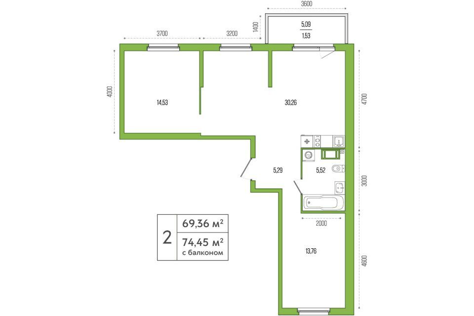 квартира г Санкт-Петербург п Шушары пр-кт Новгородский 2к/3 ЖК «‎Simple‎» Пушкинский район фото 1