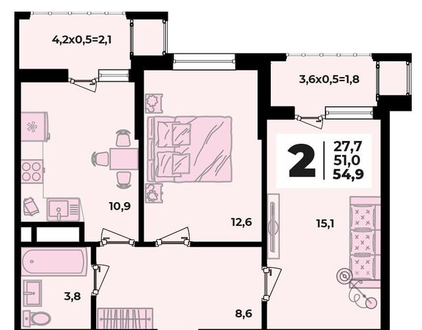 ул Бжедугская 3 блок-секция 1, Яблоновский, д. 47 фото