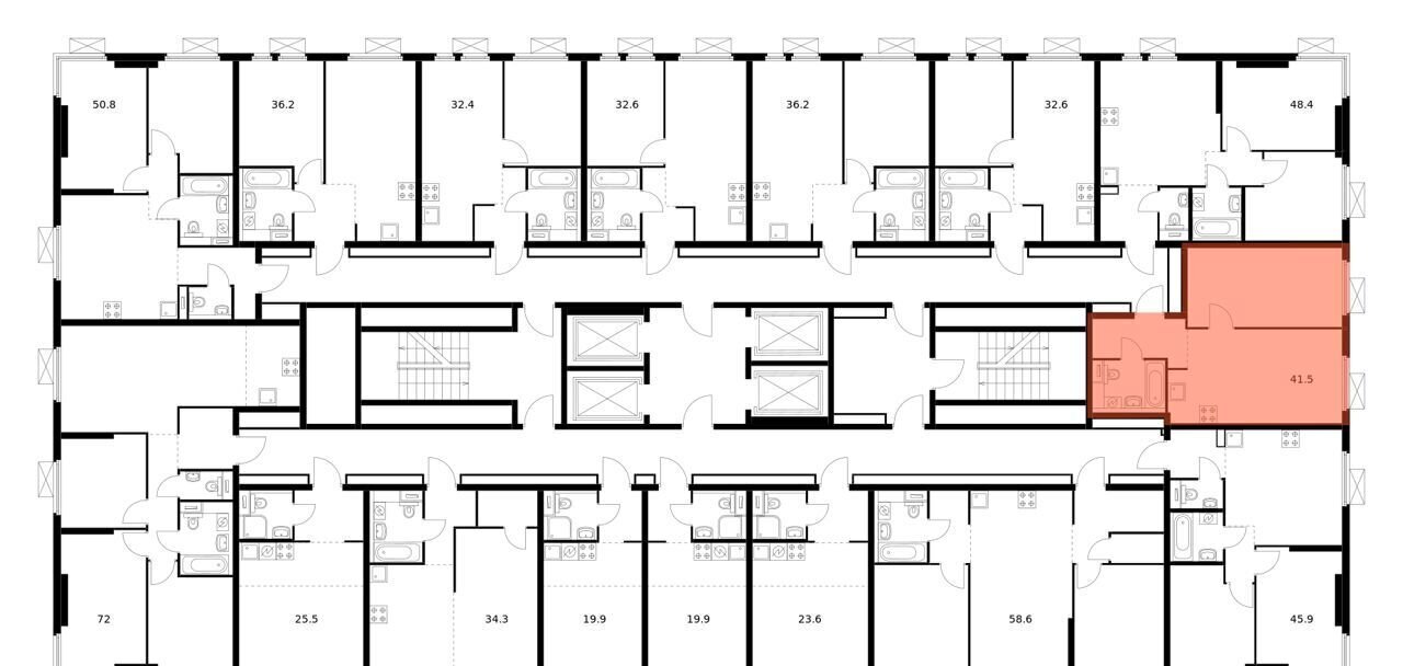 квартира г Москва метро Нагатинская Второй Нагатинский корп. 1. 3 фото 2