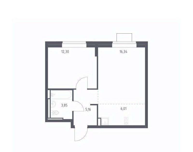 квартира г Видное Богдановский Лес жилой комплекс, 10. 2, Зябликово фото 1