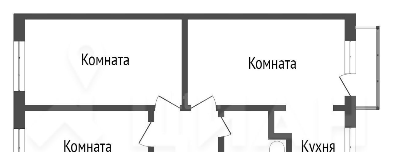 квартира г Тула п Хомяково ул Хомяковская 17 р-н Зареченский фото 2