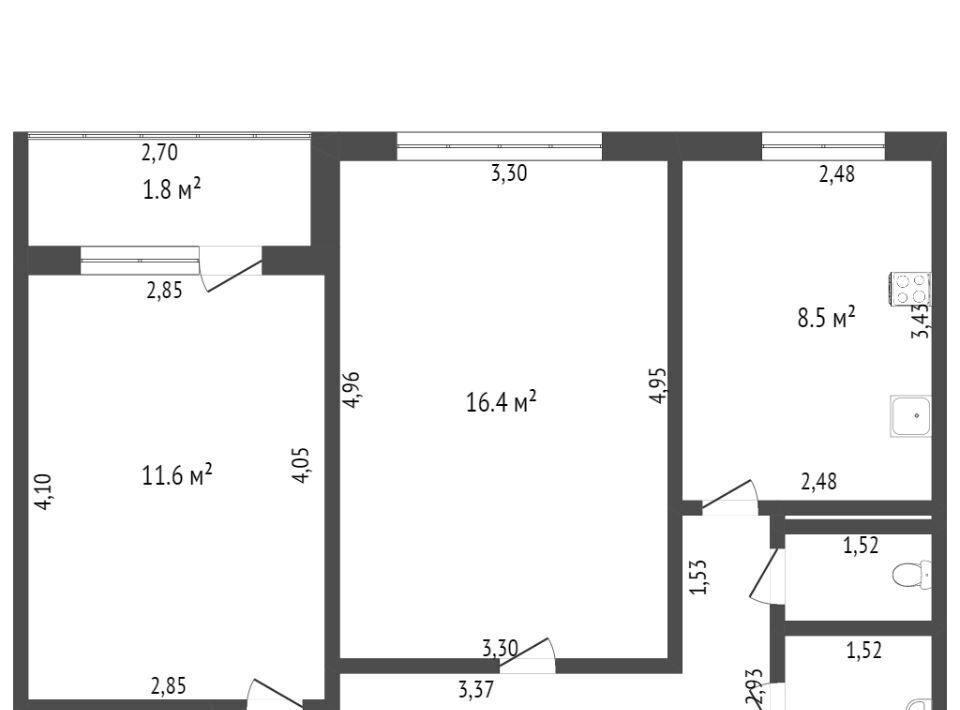 квартира г Стерлитамак ул Карла Маркса 149 фото 21