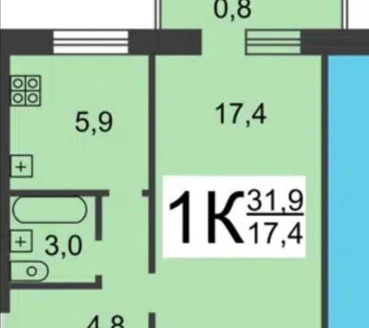 квартира г Нижний Новгород р-н Канавинский ул Напольно-Выставочная 11 городской округ Нижний Новгород фото 2