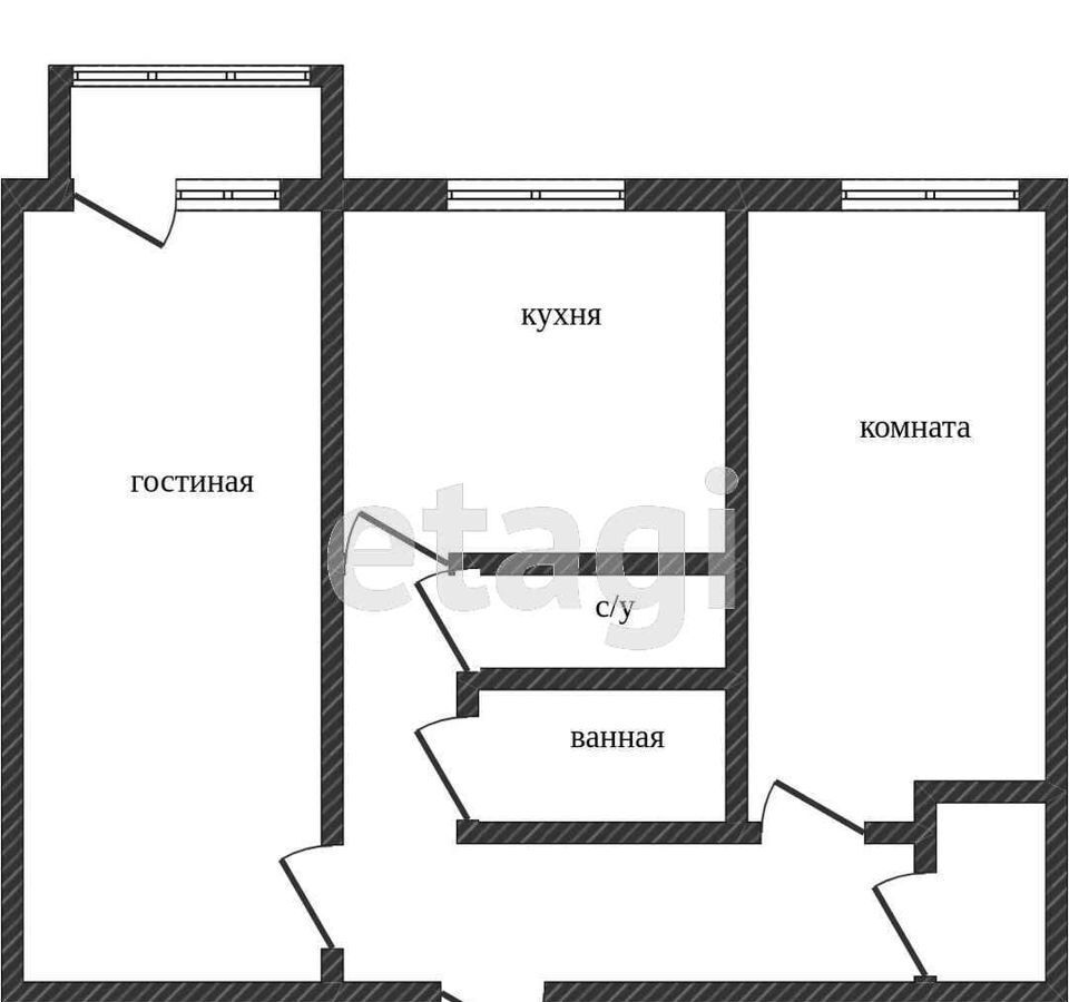 квартира г Тобольск 4-й мкр-н, 1 фото 7