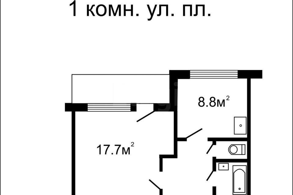 квартира г Златоуст Златоустовский городской округ, квартал Металлист, 2 фото 6