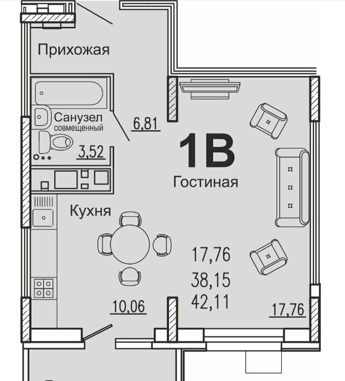 квартира г Пенза р-н Первомайский ул Богданова 34 ЖК «Zenlife» фото 2