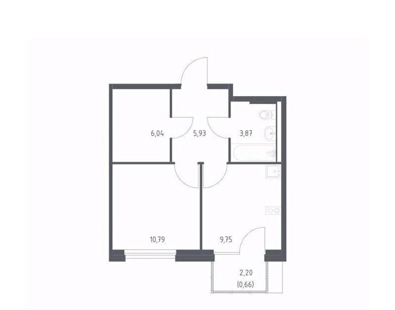 квартира г Москва метро Рассказовка ЖК «Новое Внуково» к 23 фото 1