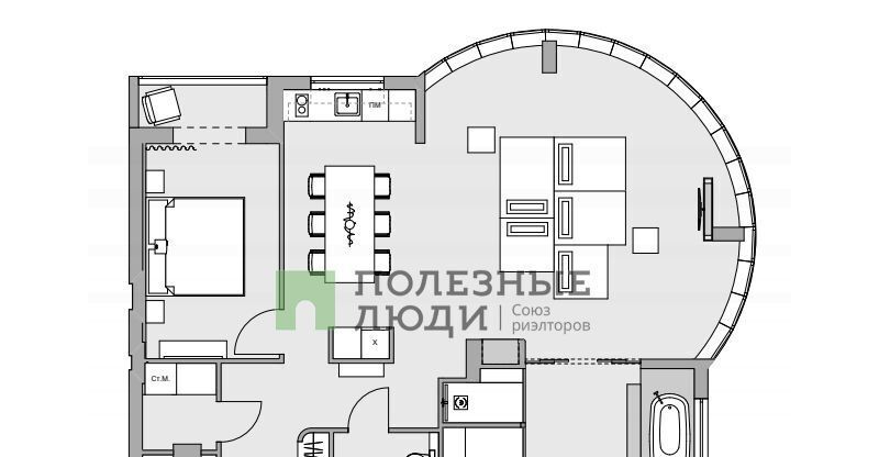 квартира г Барнаул р-н Центральный ул Гоголя 46 фото 13