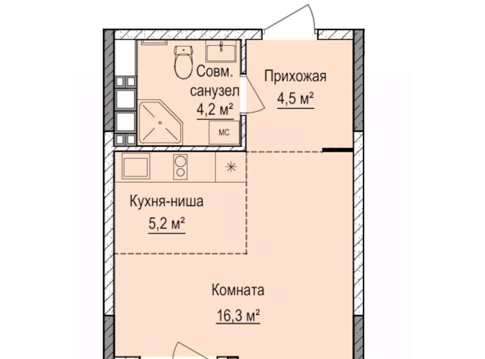 квартира г Ижевск р-н Устиновский Автопроизводство ЖК «Норвежский лес» жилрайон фото 1