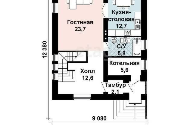 дом г Калининград р-н Центральный снт Радуга Приовражный переулок фото 19