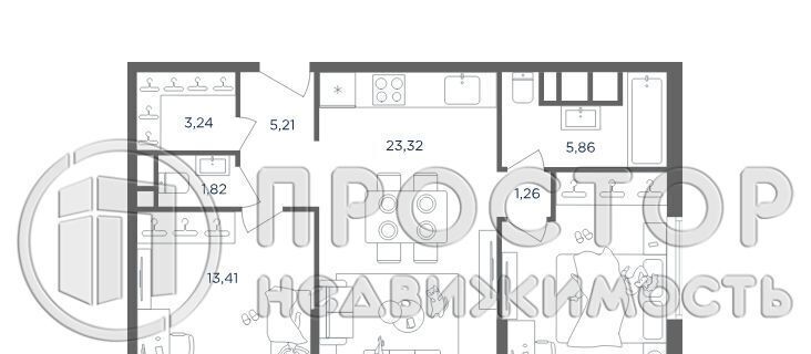 квартира г Москва метро Шелепиха проезд Шмитовский 39к/5 ЖК «Headliner» муниципальный округ Пресненский фото 8