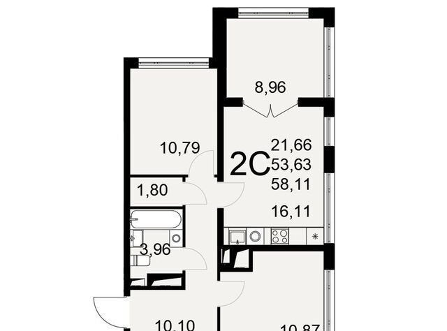 р-н Привокзальный дом 2 ЖК «Сегодня» секц. 1, стр. 73 фото