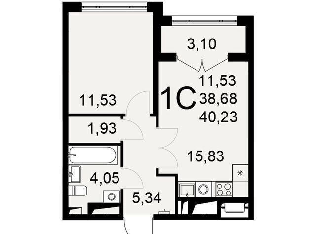 р-н Привокзальный дом 2 ЖК «Сегодня» секц. 1, стр. 73 фото