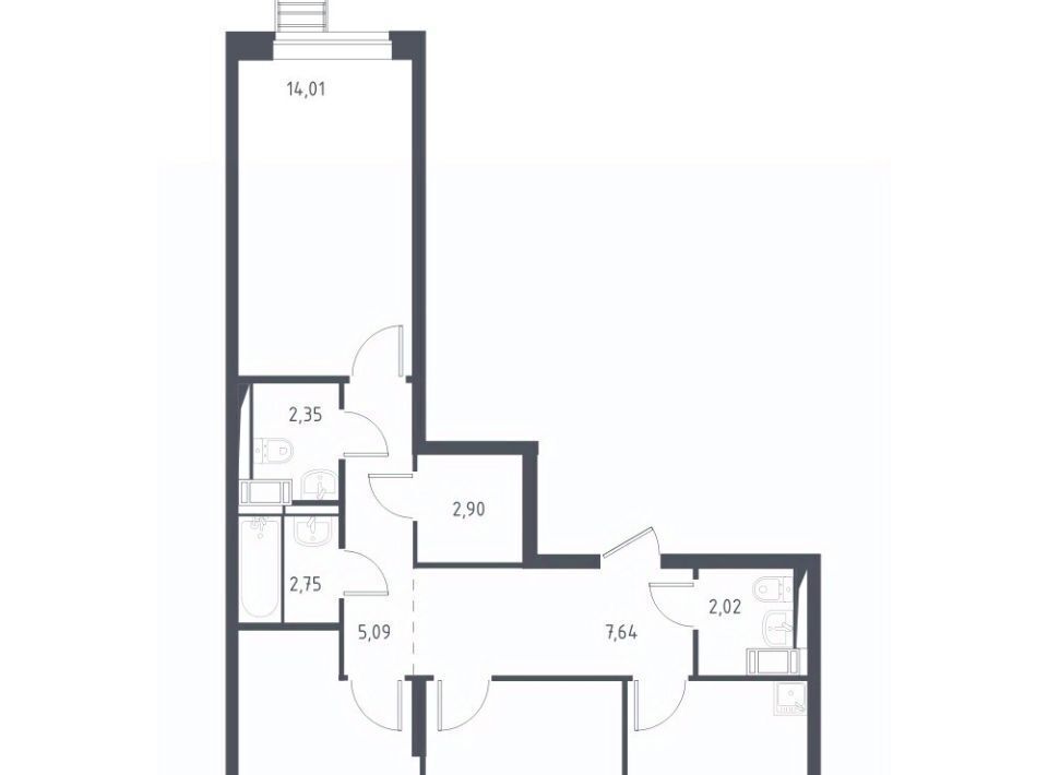 квартира г Москва метро Рассказовка ул. Аэростатная, 6к 2 фото 1