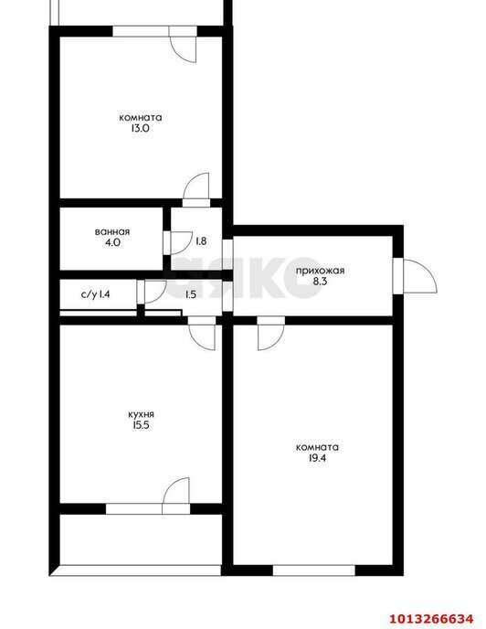 квартира г Краснодар р-н Прикубанский ул 3-я Целиноградская 5 Молодёжный фото 15