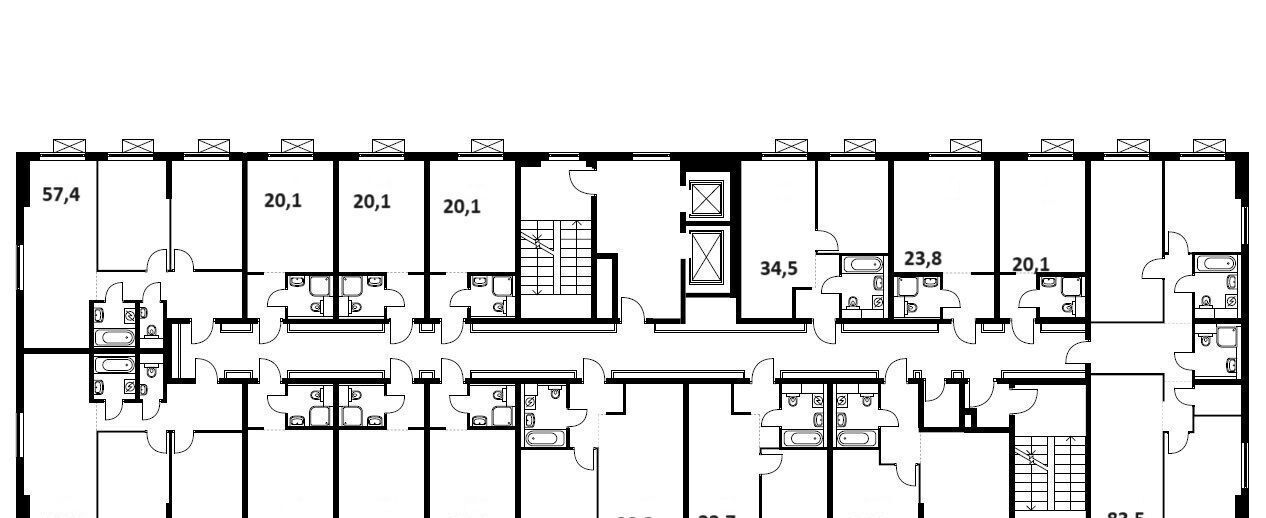 квартира г Москва метро Окружная Большая Академическая 85 к 3. 5 фото 2