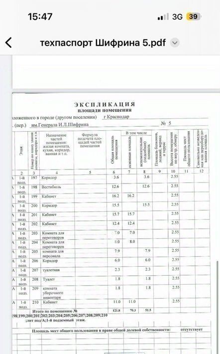 офис г Краснодар р-н Западный ул им. генерала И.Л. Шифрина 5 ЖК «Юбилейный» фото 13