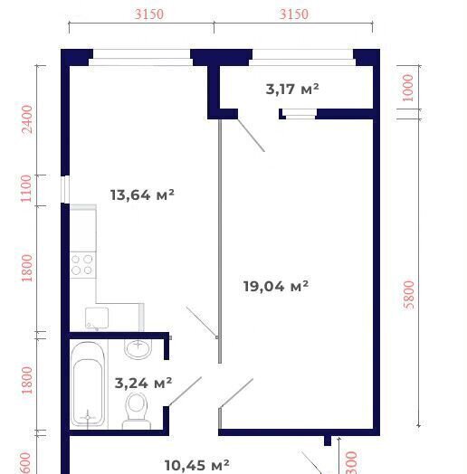 квартира р-н Иркутский рп Маркова ул Академика Герасимова 17 фото 2