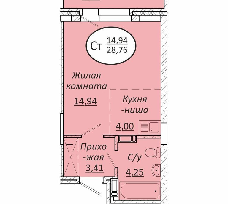 квартира г Новосибирск р-н Октябрьский Октябрьская фото 1