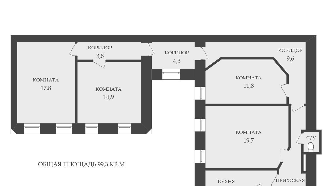 квартира г Санкт-Петербург метро Горьковская ул Введенская 17б фото 2