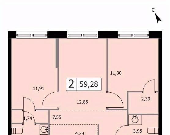 квартира г Москва метро Бульвар Рокоссовского ул 3-я Гражданская 21 муниципальный округ Богородское фото 1