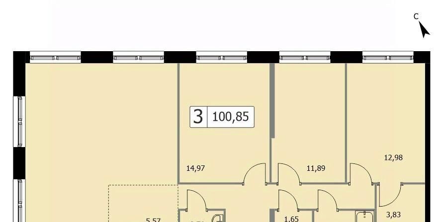 квартира г Москва метро Бульвар Рокоссовского ул 3-я Гражданская 21 муниципальный округ Богородское фото 1