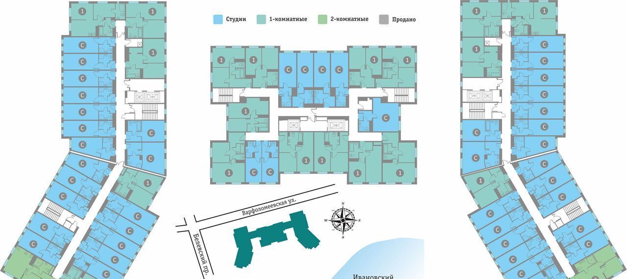 квартира г Санкт-Петербург метро Ломоносовская ул Варфоломеевская 6 округ Ивановский фото 2