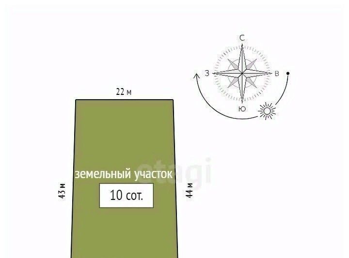 земля р-н Емельяновский с/с Солонцовский сельсовет, Есения ДНТ фото 8