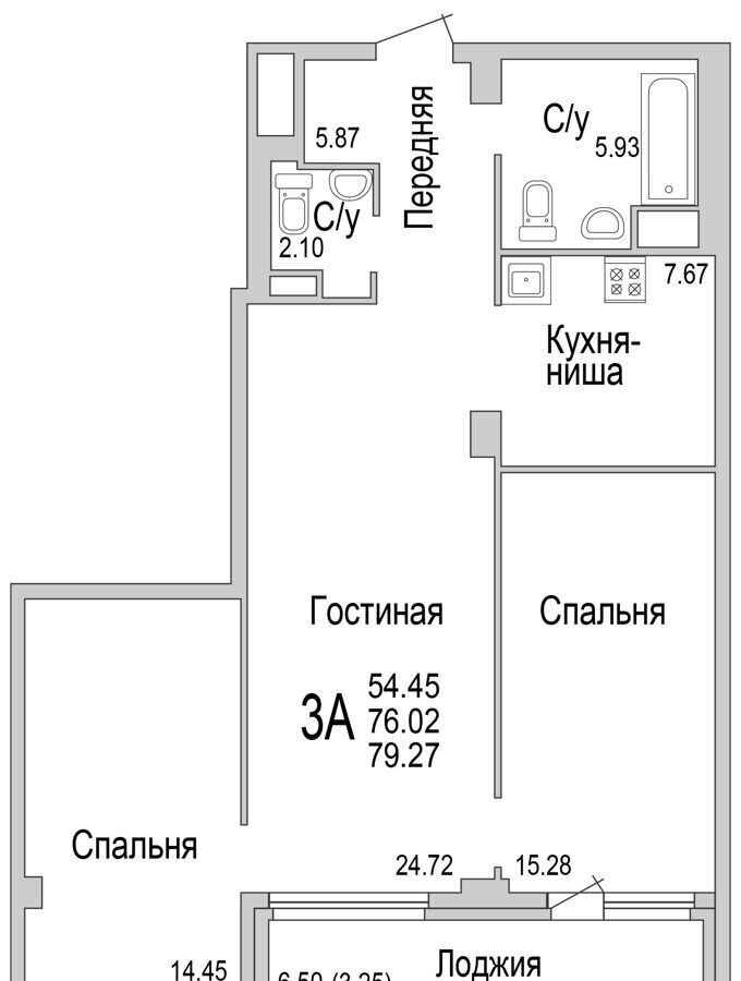 квартира г Набережные Челны р-н Комсомольский тракт Сармановский 6 фото 1