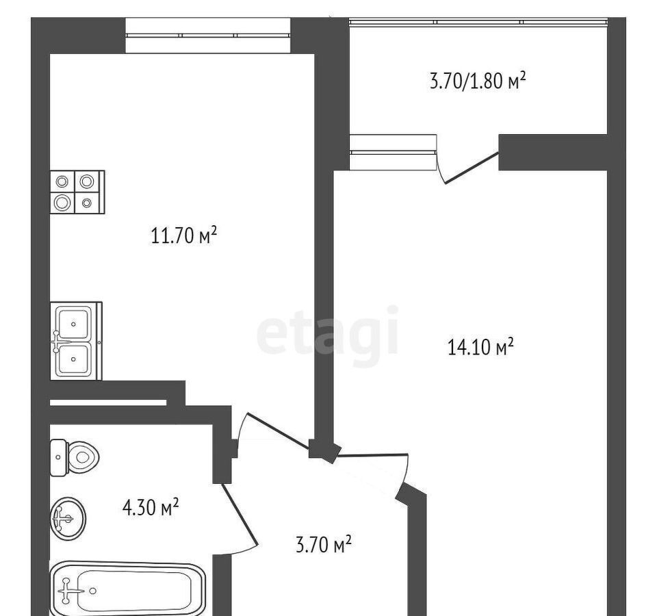 квартира г Ростов-на-Дону р-н Кировский ул Левобережная 6/6с 2 фото 27