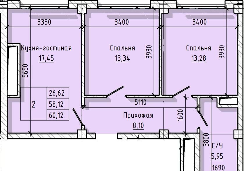 квартира г Нальчик Затишье ул Ахохова 104 ЖК «Республика» фото 16