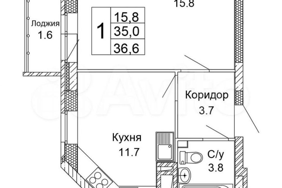 квартира г Волгоград р-н Кировский ул Санаторная 27/1 ЖК «Колизей» городской округ Волгоград фото 2