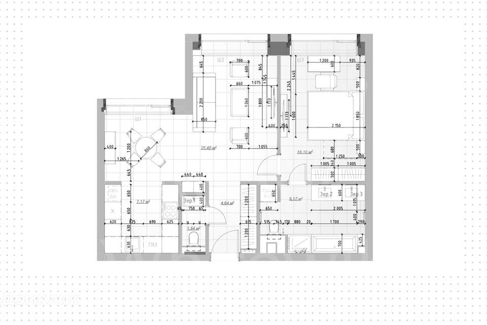 квартира г Москва пр-кт Ленинградский 37/3 квартал Prime Park Северный административный округ фото 2