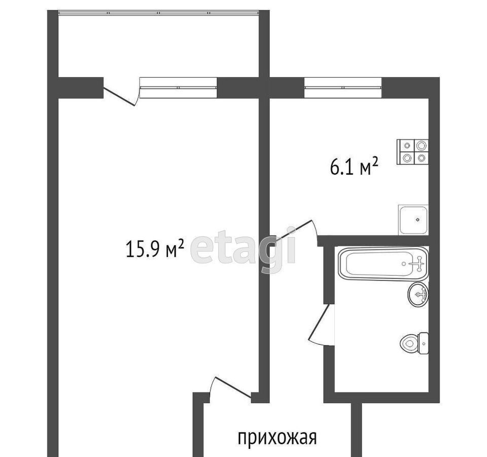 квартира г Луховицы ул Мира 13 фото 10