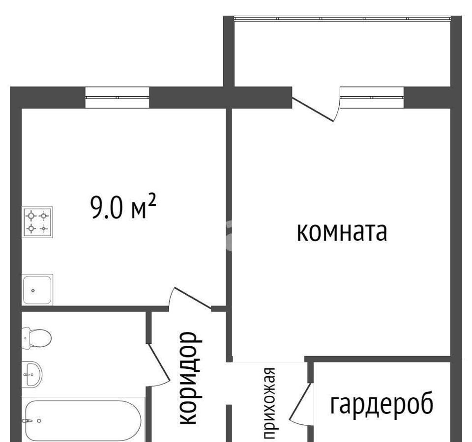 квартира г Красноярск р-н Советский ул 9 Мая 58 фото 4