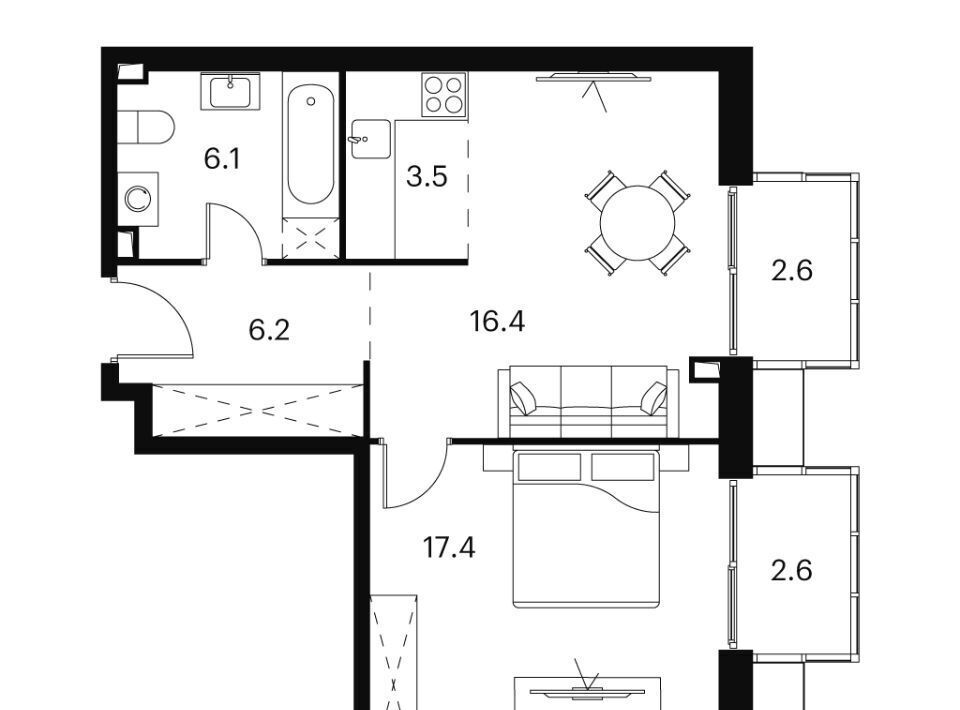 квартира г Москва метро Владыкино проезд Сигнальный 12 фото 1