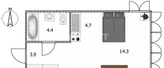 квартира г Ульяновск р-н Засвияжский ул Аблукова 18 фото 24