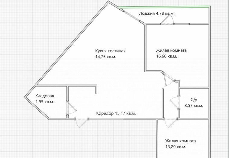 квартира г Краснодар р-н Карасунский ул им. Дмитрия Благоева фото 2