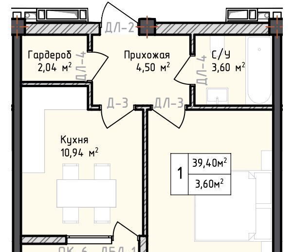 квартира г Дербент ЖК "Маяк" фото 1