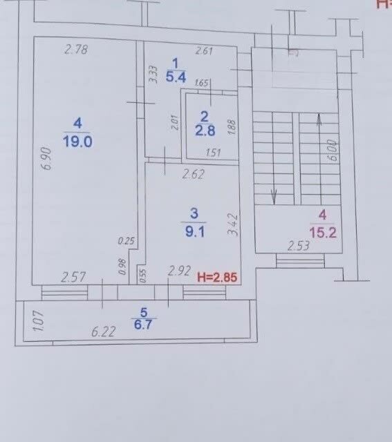 квартира р-н Анапский г Анапа ул Гребенская 58а фото 12