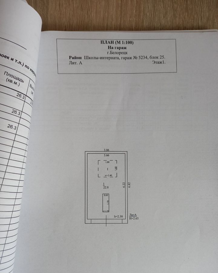 гараж р-н Белорецкий г Белорецк Заматинский-1 территория Школа-Интернат Участок, 25/5234 фото 3