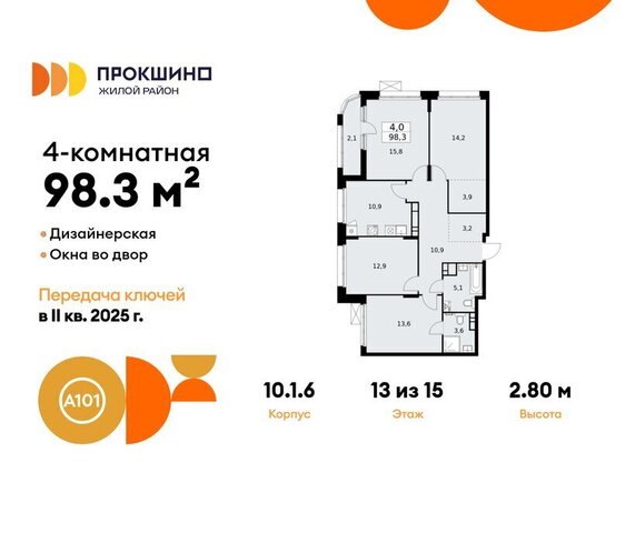 ЖК Прокшино 1/6 метро Прокшино метро Коммунарка ТиНАО 10. фото