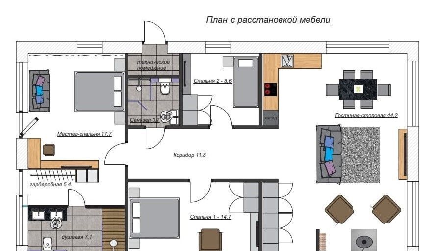 дом р-н Искитимский с Морозово ул. Космическая, 50 фото 4