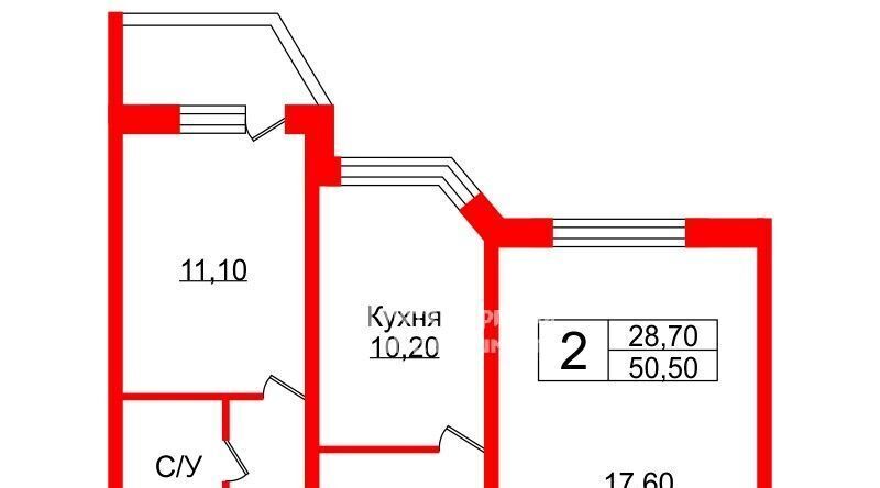 квартира р-н Гатчинский г Гатчина ул Авиатриссы Зверевой 15а Московская фото 2