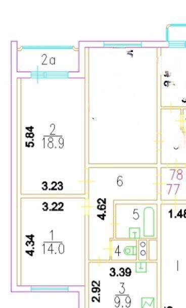 квартира г Москва метро Сетунь ул Беловежская 37к/1 фото 2