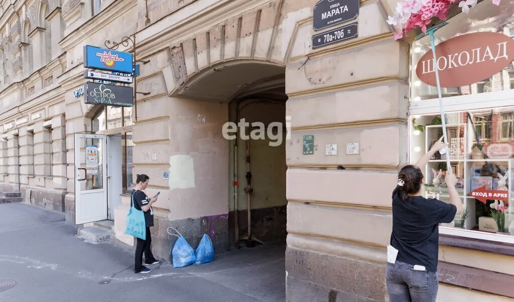 комната г Санкт-Петербург метро Звенигородская ул Марата 70а/70б фото 21