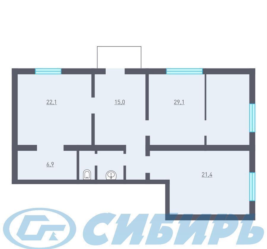 торговое помещение г Новосибирск р-н Центральный ул Семьи Шамшиных 18/1 Площадь Ленина фото 7