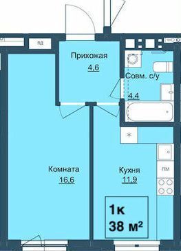 квартира г Ижевск р-н Октябрьский Северо-Западный ул Фруктовая 4 ЖК «Истории» фото 6