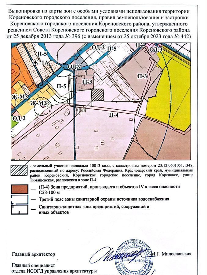 производственные, складские р-н Кореновский г Кореновск ул Тимашевская 1д Кореновское городское поселение фото 4